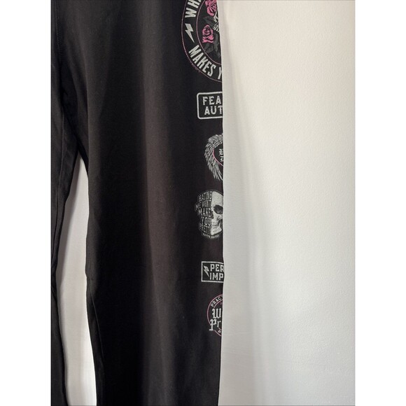 Beautiful Disaster Yoga Pants What Doesn't Kill You Will Make You Stronger LARGE - Picture 3 of 9